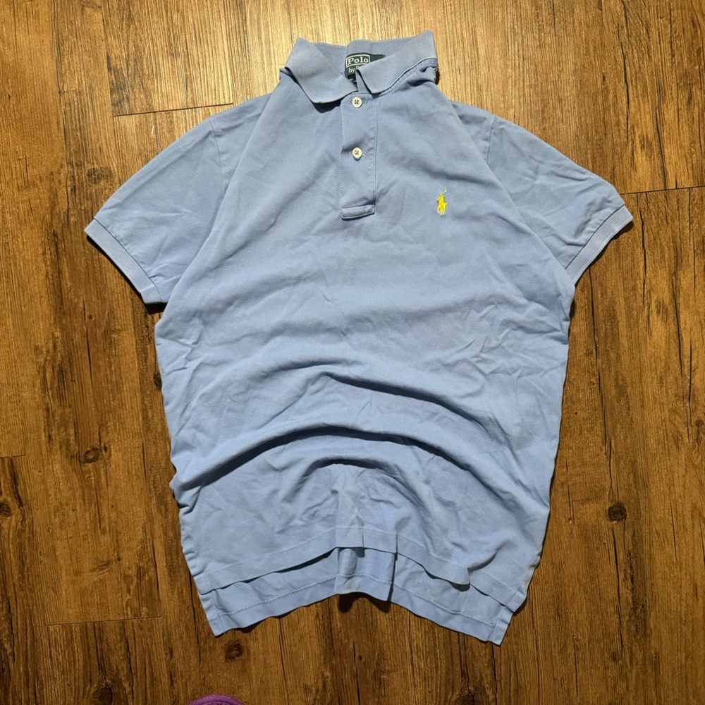 Ralph Lauren Polo Blue & Yellow polo shirt